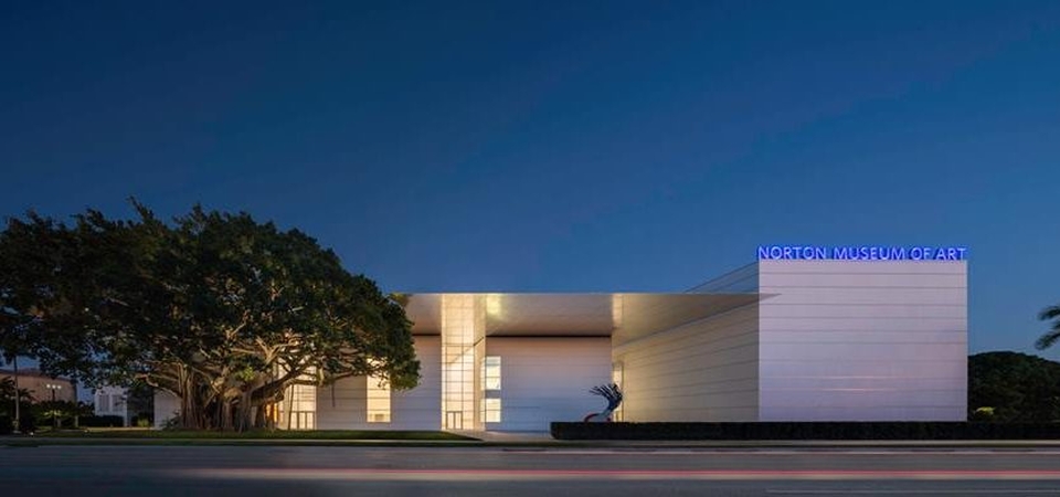 Facade of Norton Museum of Art