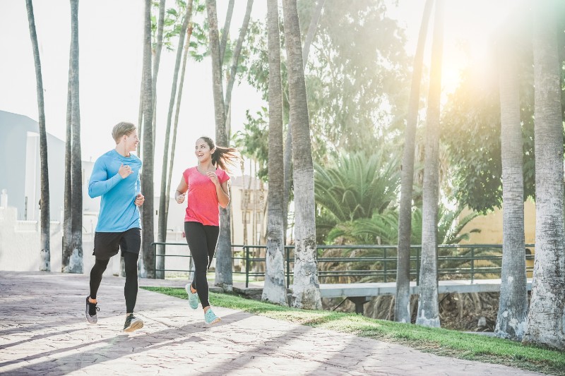 Couple Jogging