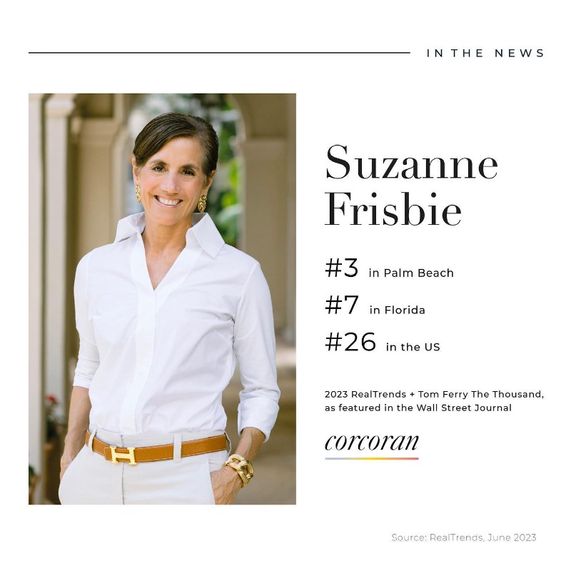 Suzanne Frisbie - real estate agent in Palm Beach