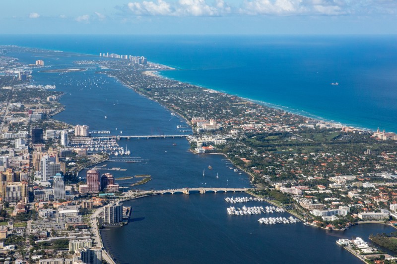 West Palm Beach Aerial View